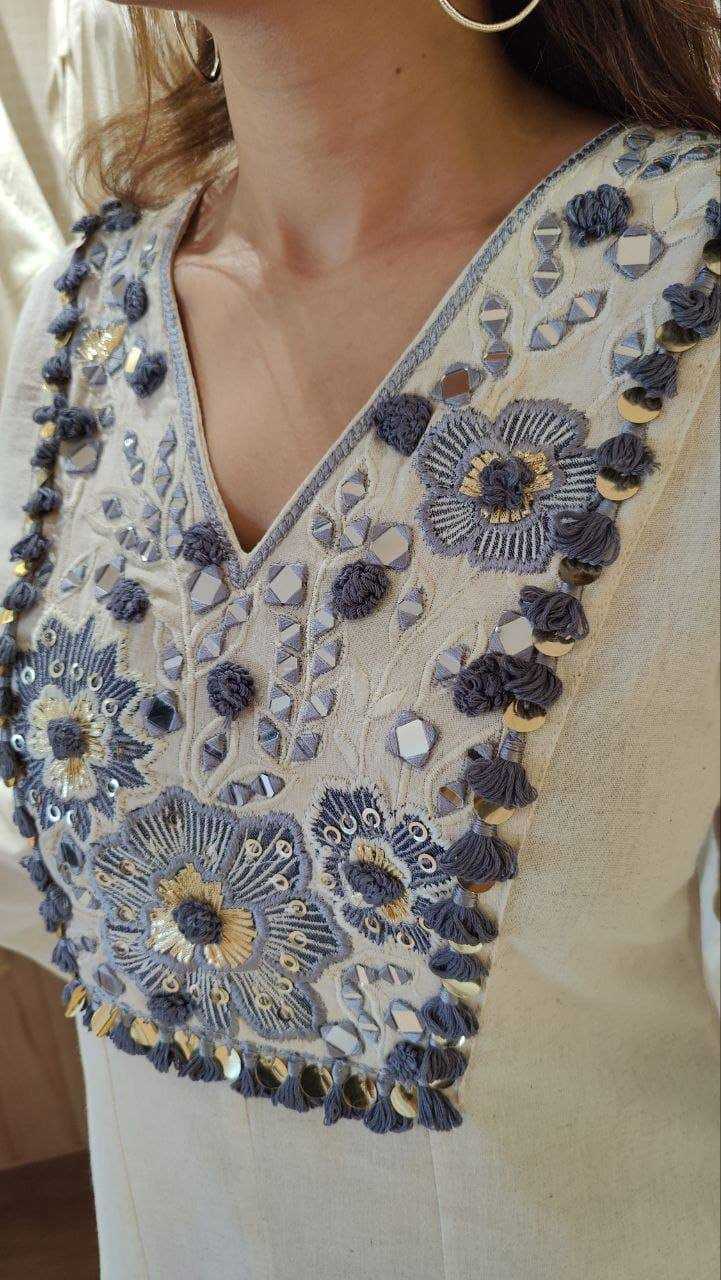 Heavy Roman Silk \ Palazzo Suit Handwork Suits \